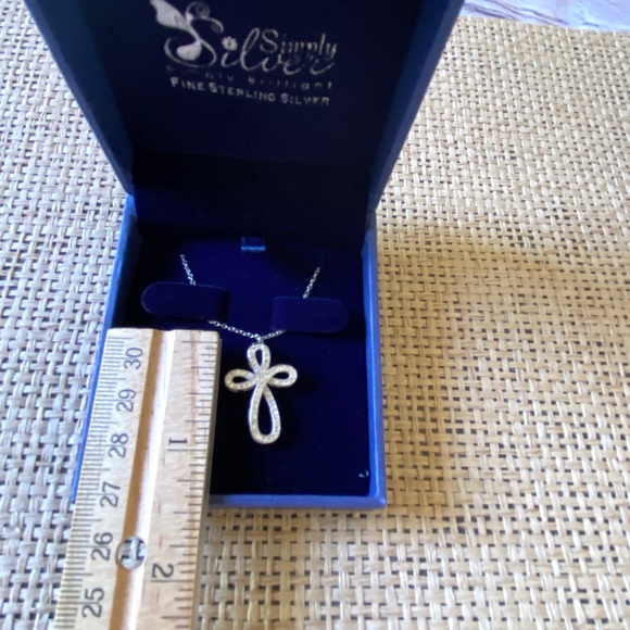 Simply Silver Boxed Cross Necklace - Picture 7 of 9